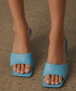 Cult Avenue Dixie Mule Heel - Blue