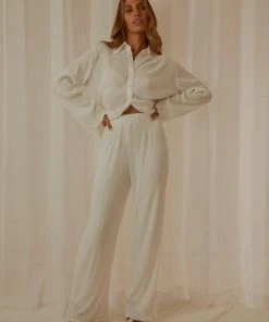 Peppermayo Exclusive 90s Muse Pants - Ivory - Pre-Order 10 Peppermayo Exclusive 90s Muse Pants - Ivory - Pre-Order