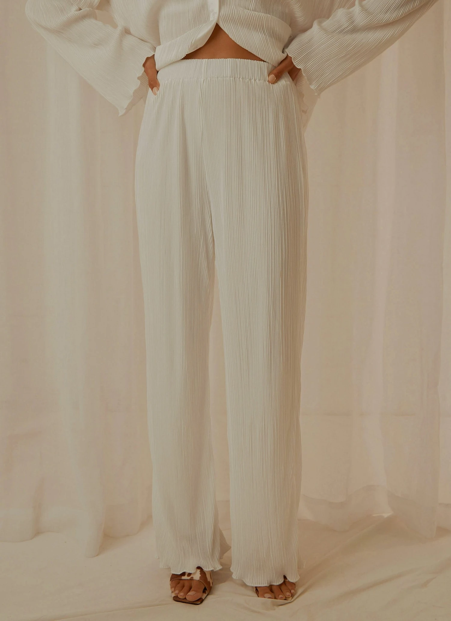 Peppermayo Exclusive 90s Muse Pants - Ivory - Pre-Order 5 Peppermayo Exclusive 90s Muse Pants - Ivory - Pre-Order