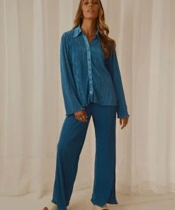 Peppermayo Exclusive 90s Muse Pants - Cobalt - Pre-Order New & Most Loved