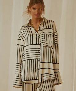 4th & Reckless Norma Shirt - Black And White 8 4th & Reckless Norma Shirt - Black And White