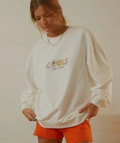 Cools Club New & Most Loved Nice Sweatshirt - White