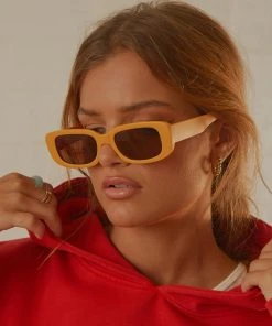 Peppermayo Downtown LA Sunglasses - Orange New & Most Loved