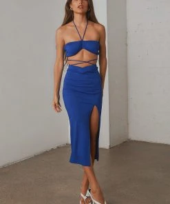 Peppermayo New & Most Loved Looking For Me Midi Skirt - Blue 9 Peppermayo New & Most Loved Looking For Me Midi Skirt - Blue