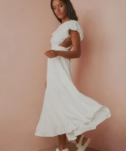 Peppermayo New & Most Loved Centennial Maxi Dress - White