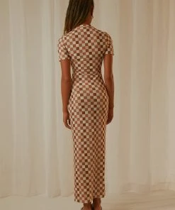 Peppermayo Exclusive New & Most Loved Into The City Mesh Maxi Dress - Cocoa 9 Peppermayo Exclusive New & Most Loved Into The City Mesh Maxi Dress - Cocoa