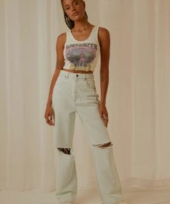 Wrangler New & Most Loved Floral Bones Tank - Vintage White 8 Wrangler New & Most Loved Floral Bones Tank - Vintage White