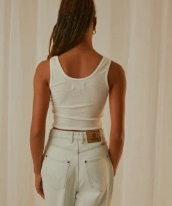 Wrangler New & Most Loved Floral Bones Tank - Vintage White 11 Wrangler New & Most Loved Floral Bones Tank - Vintage White