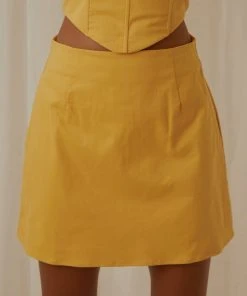 Peppermayo Exclusive New & Most Loved Rooftop Drinks Mini Skirt - Mango 7 Peppermayo Exclusive New & Most Loved Rooftop Drinks Mini Skirt - Mango