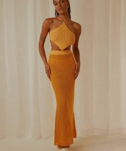 Peppermayo Exclusive Summer Crush Crochet Halter Top - Mango New & Most Loved 7 Peppermayo Exclusive Summer Crush Crochet Halter Top - Mango New & Most Loved