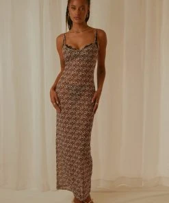 Peppermayo Exclusive New & Most Loved Girls Only Mesh Maxi Dress - Leopard 7 Peppermayo Exclusive New & Most Loved Girls Only Mesh Maxi Dress - Leopard