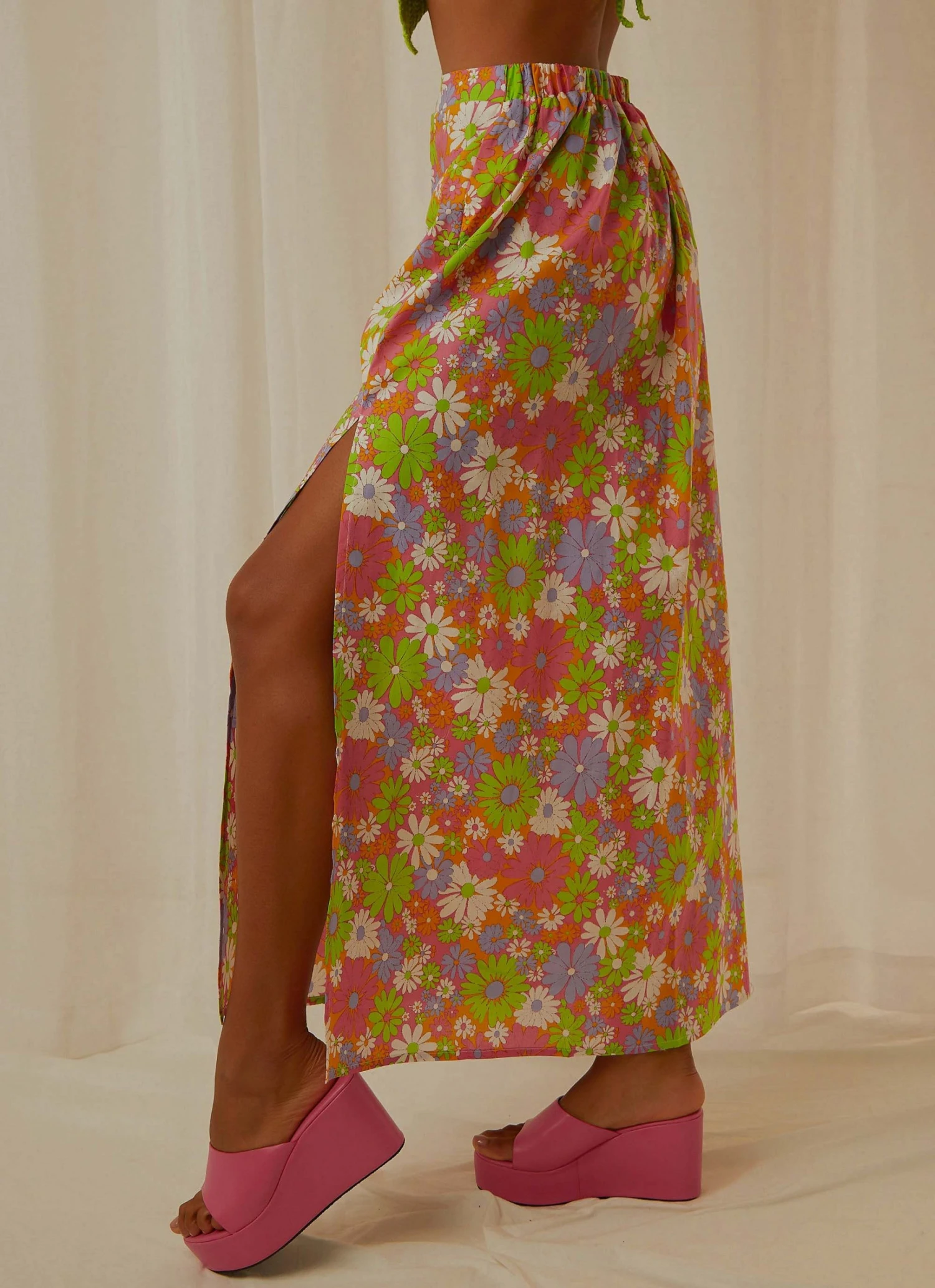 Peppermayo Exclusive In The Sea Breeze Maxi Skirt - Retro Floral New & Most Loved 4 Peppermayo Exclusive In The Sea Breeze Maxi Skirt - Retro Floral New & Most Loved