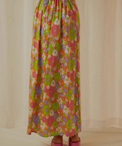 Peppermayo Exclusive In The Sea Breeze Maxi Skirt - Retro Floral New & Most Loved 9 Peppermayo Exclusive In The Sea Breeze Maxi Skirt - Retro Floral New & Most Loved