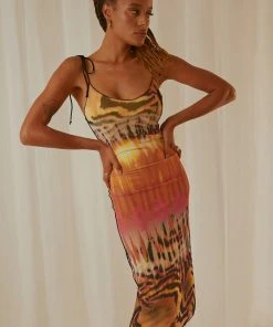 Peppermayo Emeline Midi Dress - Wild Print