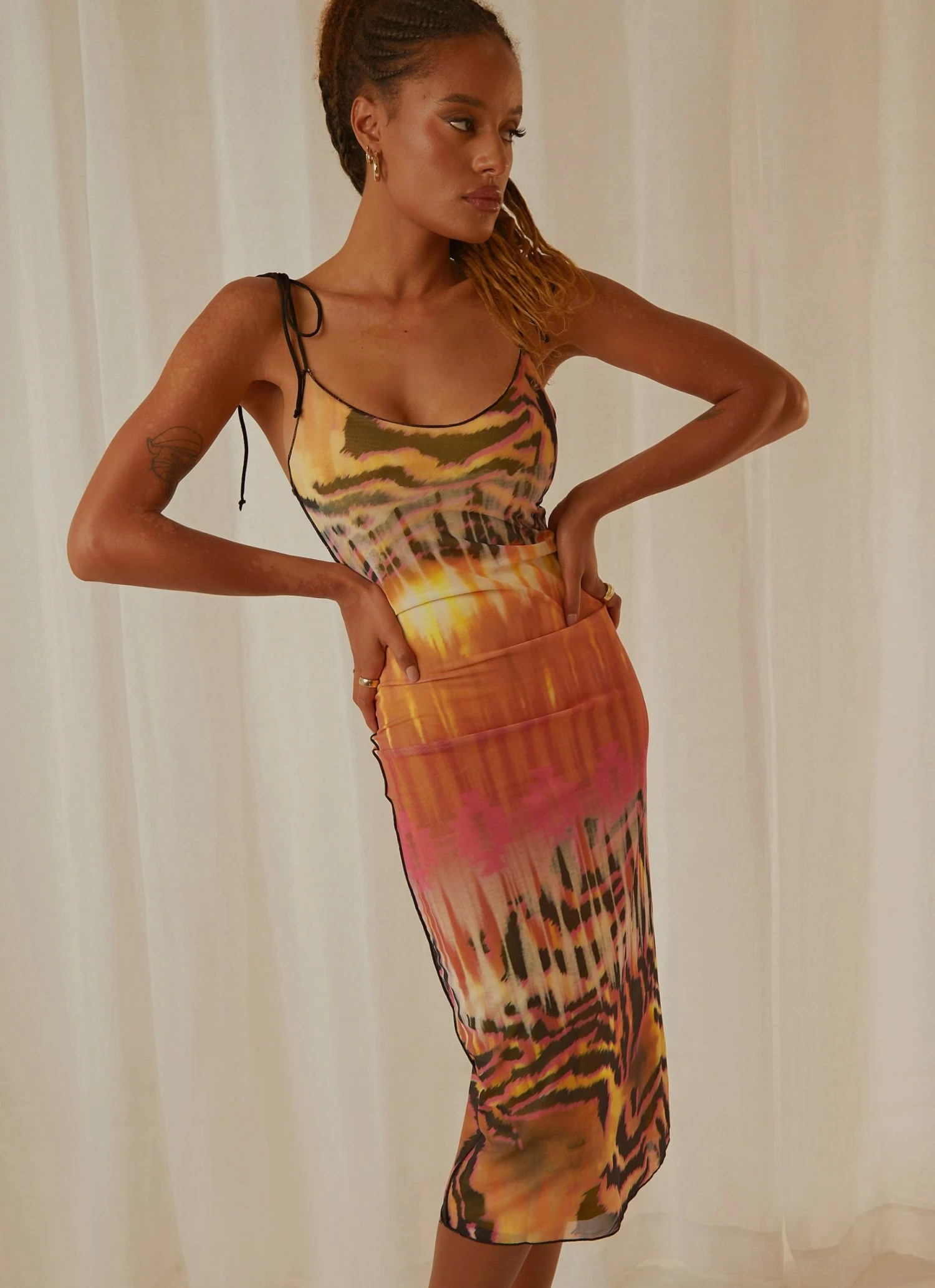 Peppermayo Emeline Midi Dress - Wild Print 1 Peppermayo Emeline Midi Dress - Wild Print