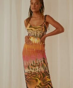 Peppermayo Emeline Midi Dress - Wild Print