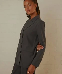 4th & Reckless New & Most Loved Bennet Blazer - Dark Grey 7 4th & Reckless New & Most Loved Bennet Blazer - Dark Grey