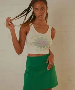 Wrangler New & Most Loved By The Sun Tank - Ecru