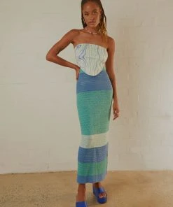 Peppermayo Peretti Crop Top - Blue Multi 8 Peppermayo Peretti Crop Top - Blue Multi