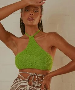 Peppermayo Alyson Crop Top - Green