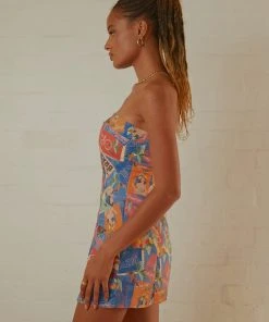 Peppermayo Exclusive New & Most Loved Catching Flights Bustier Dress - Postcard Travels 8 Peppermayo Exclusive New & Most Loved Catching Flights Bustier Dress - Postcard Travels