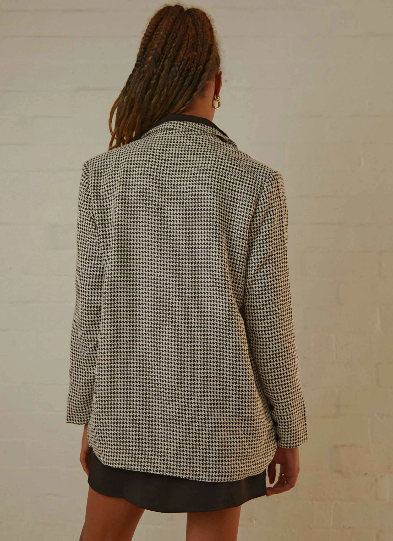 4th & Reckless Jorden Blazer - Black And White Check New & Most Loved 5 4th & Reckless Jorden Blazer - Black And White Check New & Most Loved