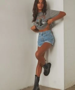 Abrand A High Relaxed Short - LA Blues New & Most Loved