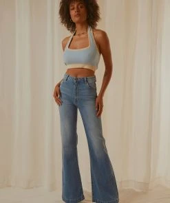 Rolla's Eastcoast Flare Jean - Karen Blue