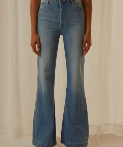 Rolla's Eastcoast Flare Jean - Karen Blue 15 Rolla's Eastcoast Flare Jean - Karen Blue