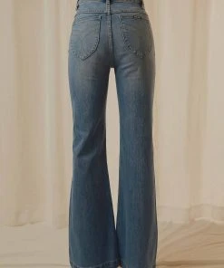 Rolla's Eastcoast Flare Jean - Karen Blue 17 Rolla's Eastcoast Flare Jean - Karen Blue