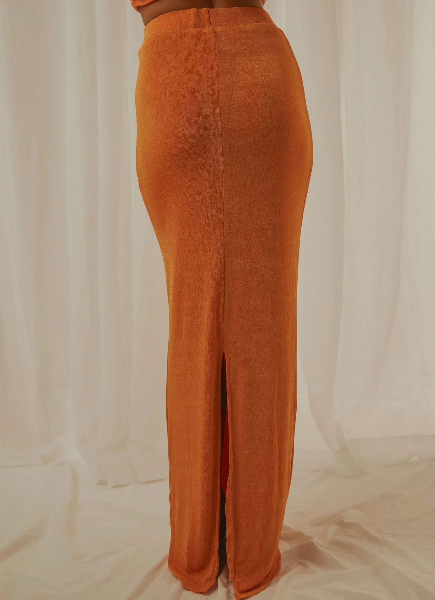 Peppermayo Exclusive New Sets On Arrival Midi Skirt - Orange 5 Peppermayo Exclusive New Sets On Arrival Midi Skirt - Orange