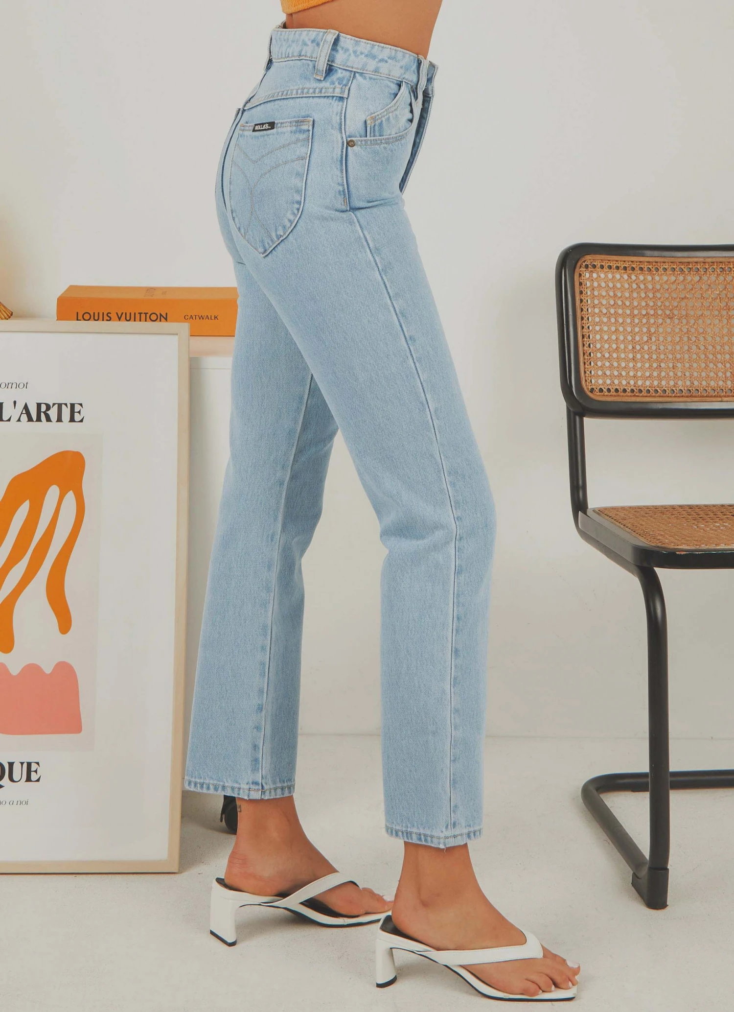 Rolla's Orginal Straight Jeans - Sunday Blue New & Most Loved 4 Rolla's Orginal Straight Jeans - Sunday Blue New & Most Loved