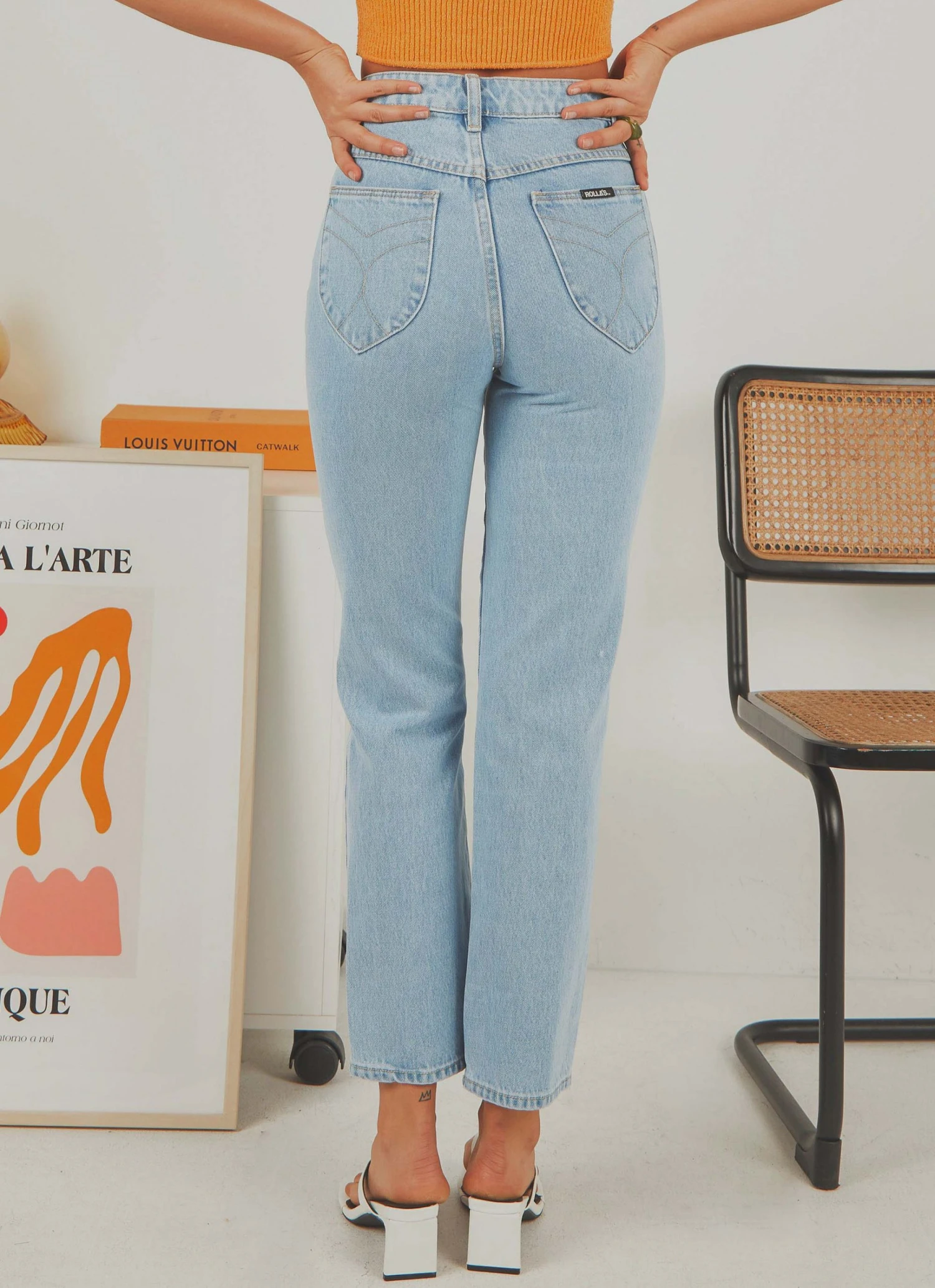 Rolla's Orginal Straight Jeans - Sunday Blue New & Most Loved 5 Rolla's Orginal Straight Jeans - Sunday Blue New & Most Loved