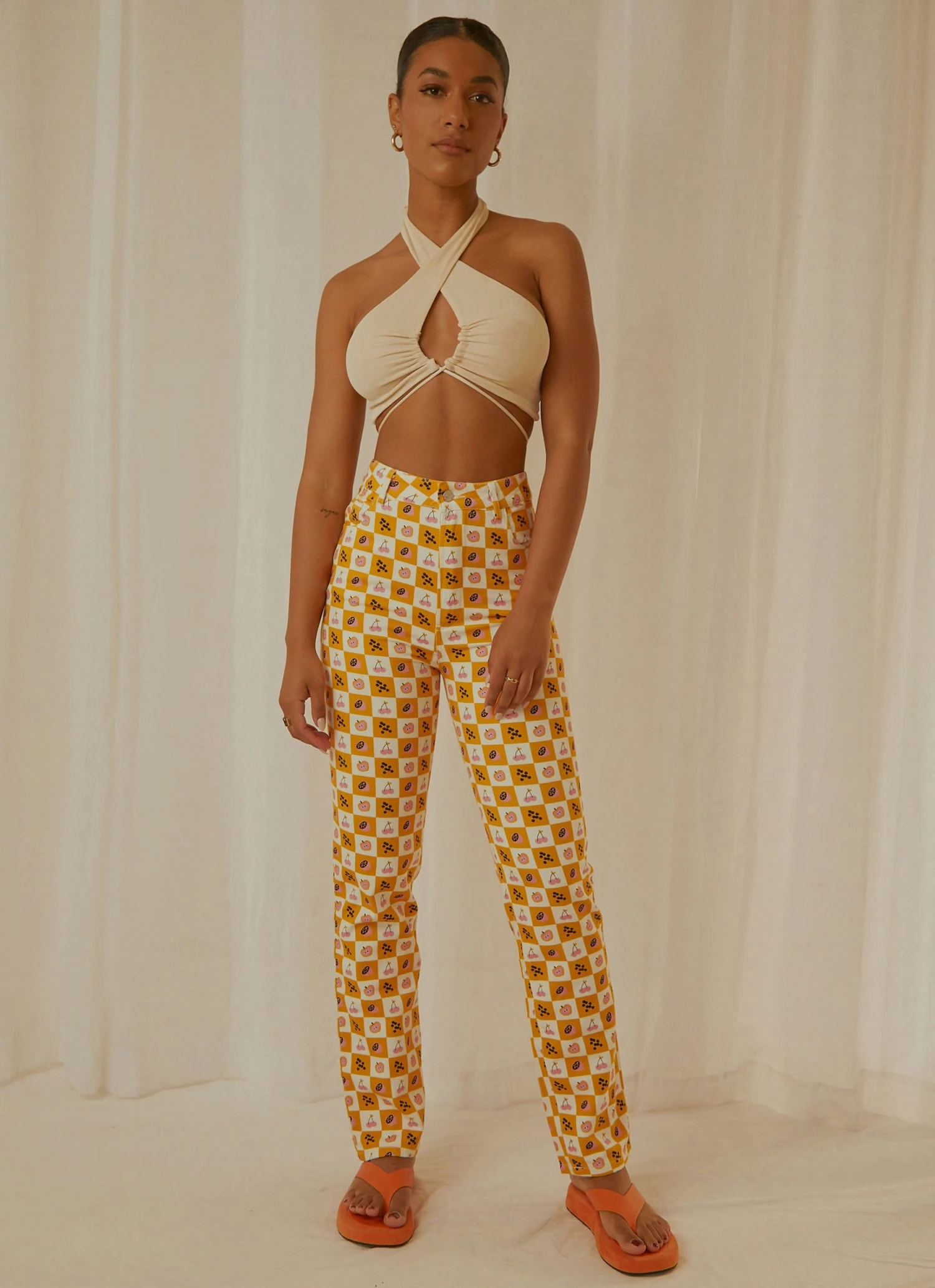 Peppermayo Exclusive Harlow Crop Top - Ivory New & Most Loved 3 Peppermayo Exclusive Harlow Crop Top - Ivory New & Most Loved