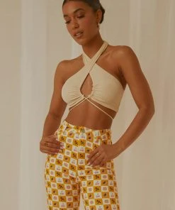 Peppermayo Exclusive Harlow Crop Top - Ivory New & Most Loved 8 Peppermayo Exclusive Harlow Crop Top - Ivory New & Most Loved