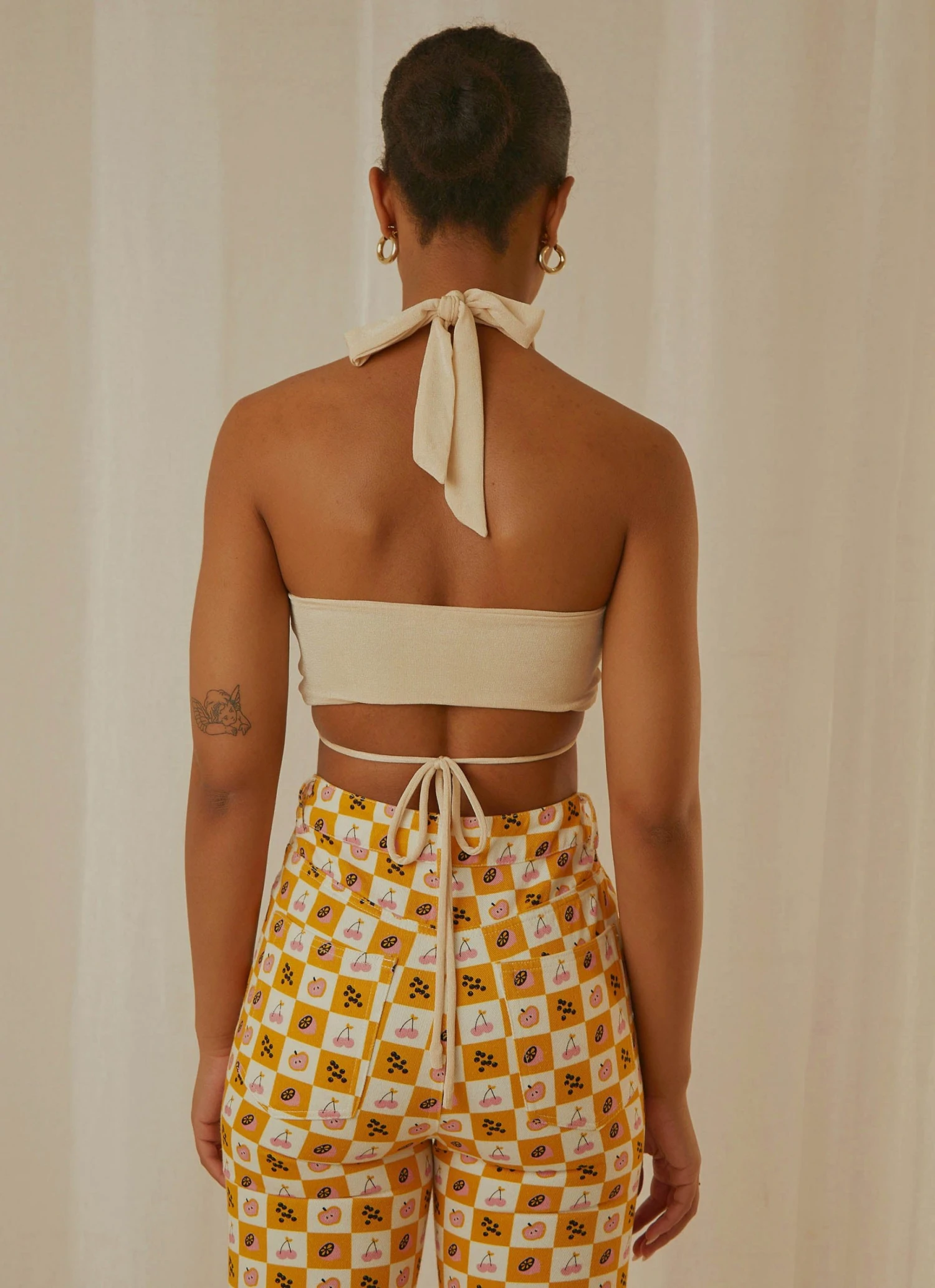 Peppermayo Exclusive Harlow Crop Top - Ivory New & Most Loved 5 Peppermayo Exclusive Harlow Crop Top - Ivory New & Most Loved