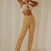 Peppermayo Exclusive Pina Colada Pants - Fruit Checkers