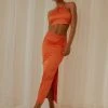 Peppermayo Exclusive Monaco Maxi Skirt - Orange New & Most Loved