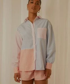 Peppermayo Exclusive Livin' Cool Stripe Shirt - Ocean Stripe 7 Peppermayo Exclusive Livin' Cool Stripe Shirt - Ocean Stripe