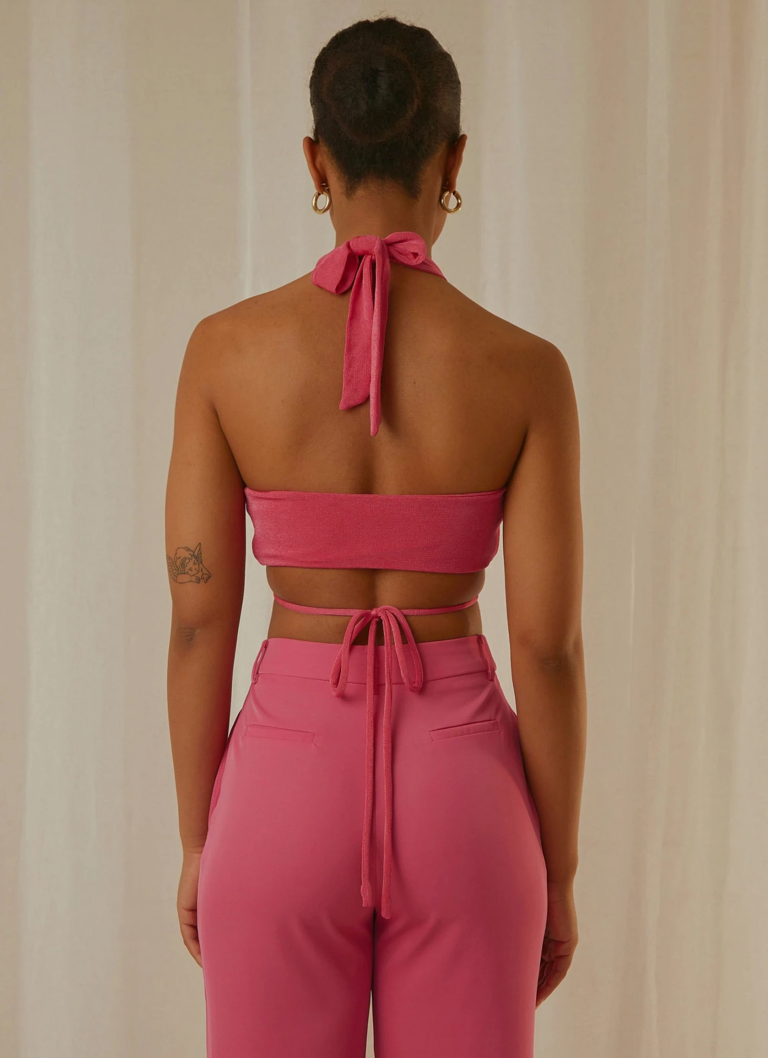Peppermayo Exclusive Harlow Crop Top - Pink 5 Peppermayo Exclusive Harlow Crop Top - Pink