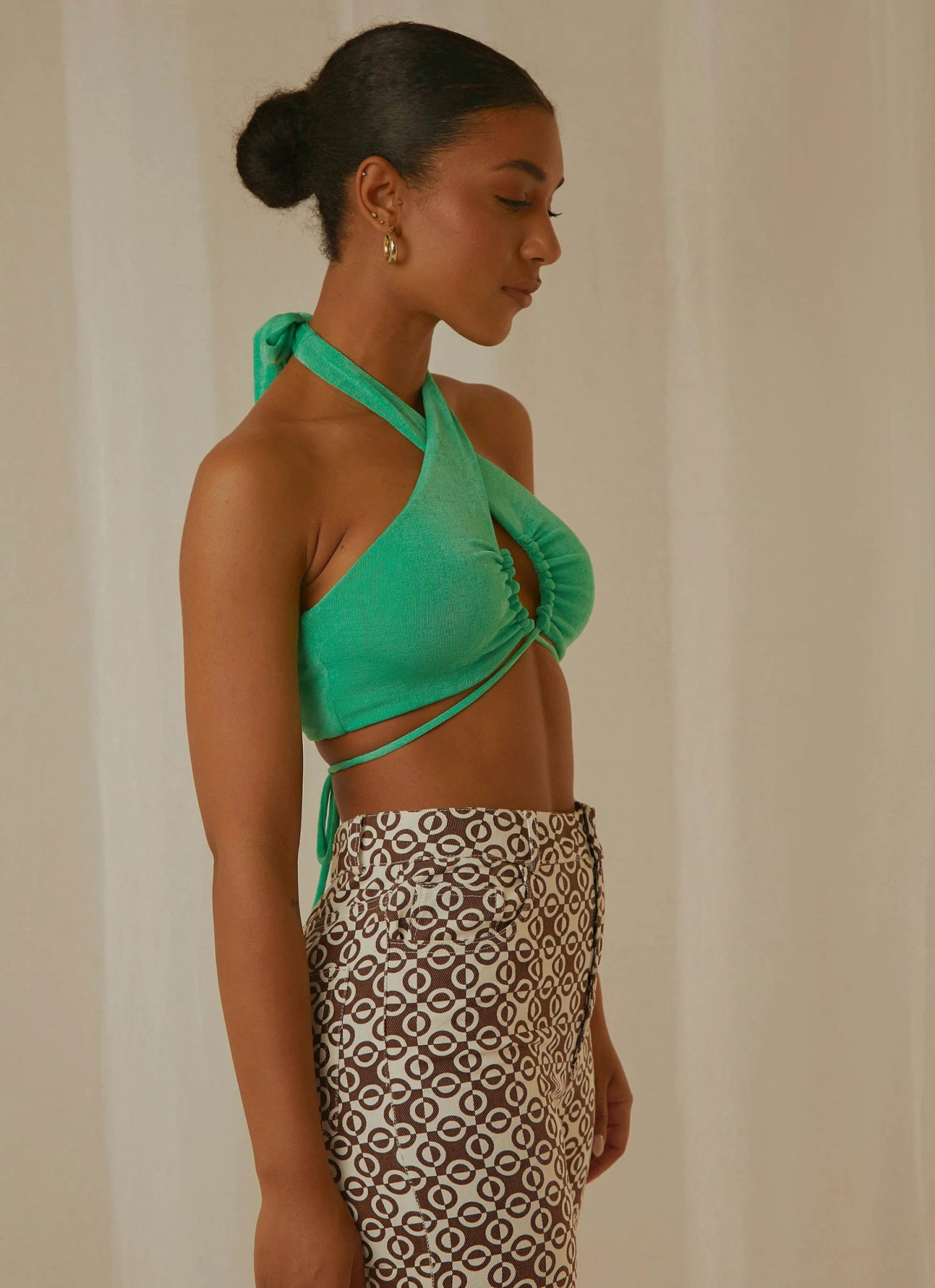 Peppermayo Exclusive New & Most Loved Harlow Crop Top - Jade Green 4 Peppermayo Exclusive New & Most Loved Harlow Crop Top - Jade Green