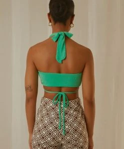 Peppermayo Exclusive New & Most Loved Harlow Crop Top - Jade Green 9 Peppermayo Exclusive New & Most Loved Harlow Crop Top - Jade Green