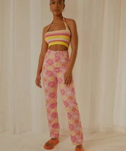 Peppermayo Exclusive Jagger Knit Crop - Sherbert Stripe 7 Peppermayo Exclusive Jagger Knit Crop - Sherbert Stripe