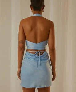 Peppermayo Exclusive The Luxe List Top - Sky 7 Peppermayo Exclusive The Luxe List Top - Sky