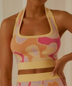 Peppermayo Exclusive New & Most Loved New Dreams Knit Halter - Psychedelic