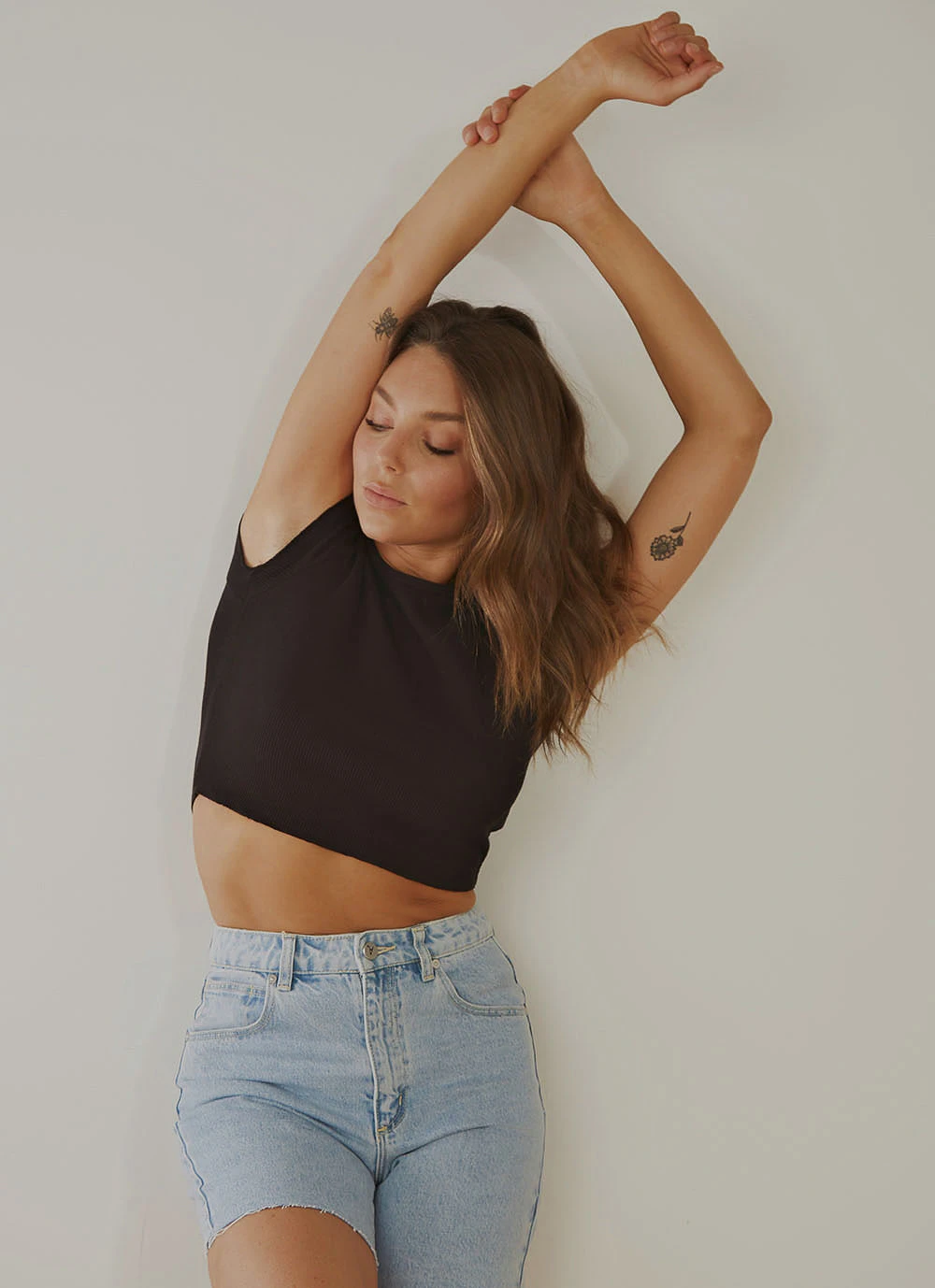 Nude Lucy Cameron Basic Waffle Tee - Black New & Most Loved 5 Nude Lucy Cameron Basic Waffle Tee - Black New & Most Loved