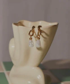 Peppermayo New Accessories RSVP Earrings - Gold/ Pearl