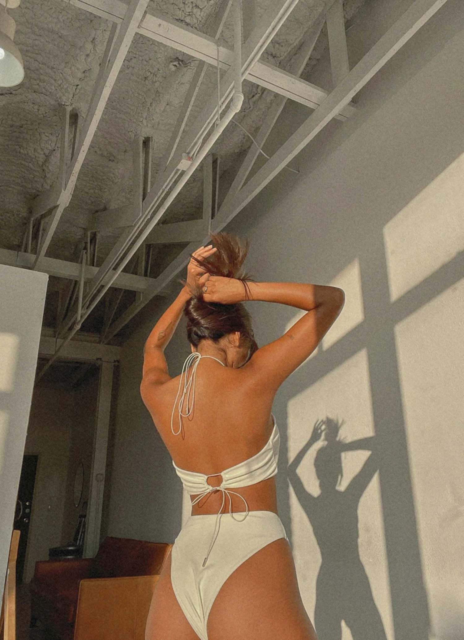 Vacancy Supply Sundance High Waisted Bottoms - Coconut Milk 3 Vacancy Supply Sundance High Waisted Bottoms - Coconut Milk