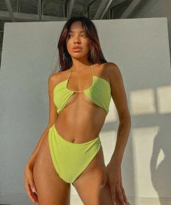 Vacancy Supply New & Most Loved Sundance High Waisted Bottoms - Lime