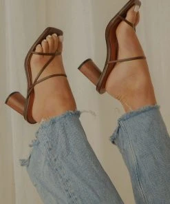 Cult Avenue New & Most Loved Willow Strappy Mule - Choc Brown